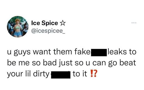 did ice spice get leaked|Ice Spice responds to sex tape allegations